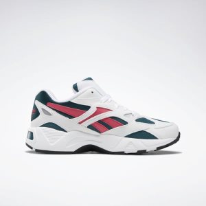 Reebok Aztrek 96 Turnschuhe Herren - Weiß/Tiefes Türkis - DE 041-QTA